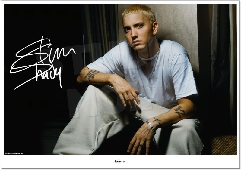Eminem Autograph Signed Photo Print Slim Shady 2 Ebay 