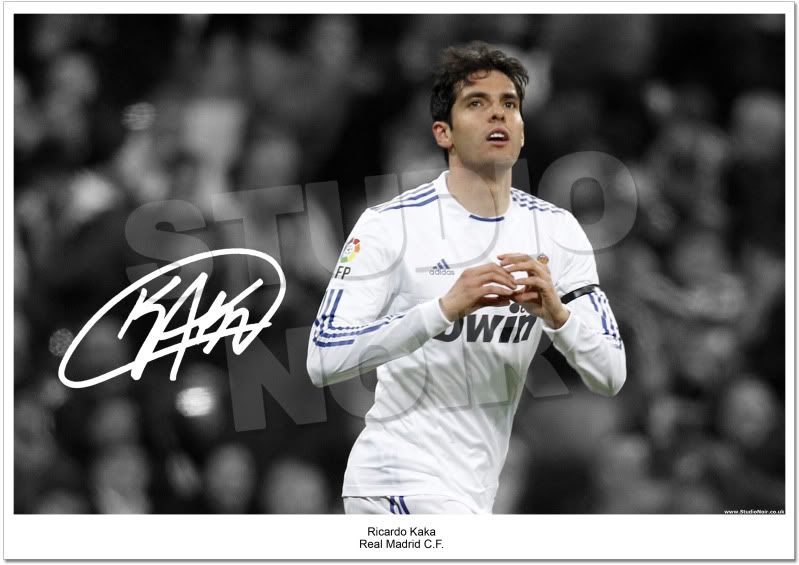 RICARDO KAKA SIGNED PHOTO AUTOGRAPH REAL MADRID 2 eBay