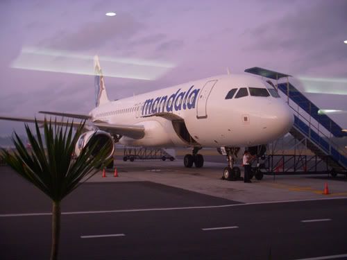 Mandala Airlines Airbus A320 JOG-CGK Mandala Airlines Airbus A320 JOG-CGK