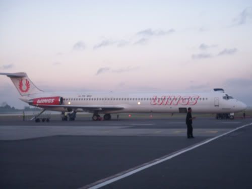 Mandala Airlines Airbus A320 JOG-CGK Mandala Airlines Airbus A320 JOG-CGK