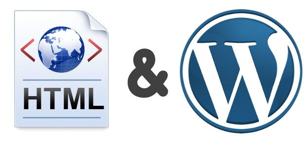HTML & WordPress