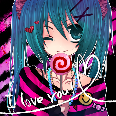 miku lollipop Pictures, Images and Photos