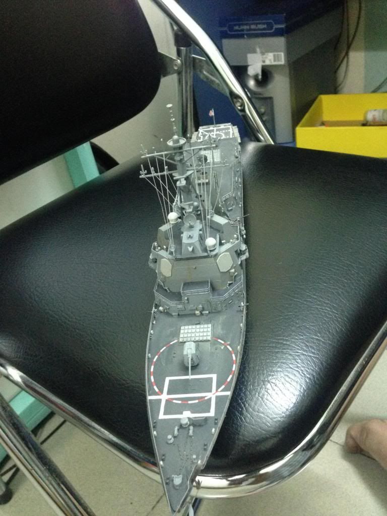 bán mô hình kít tàu khu trục mỹ DDG 98 - 6