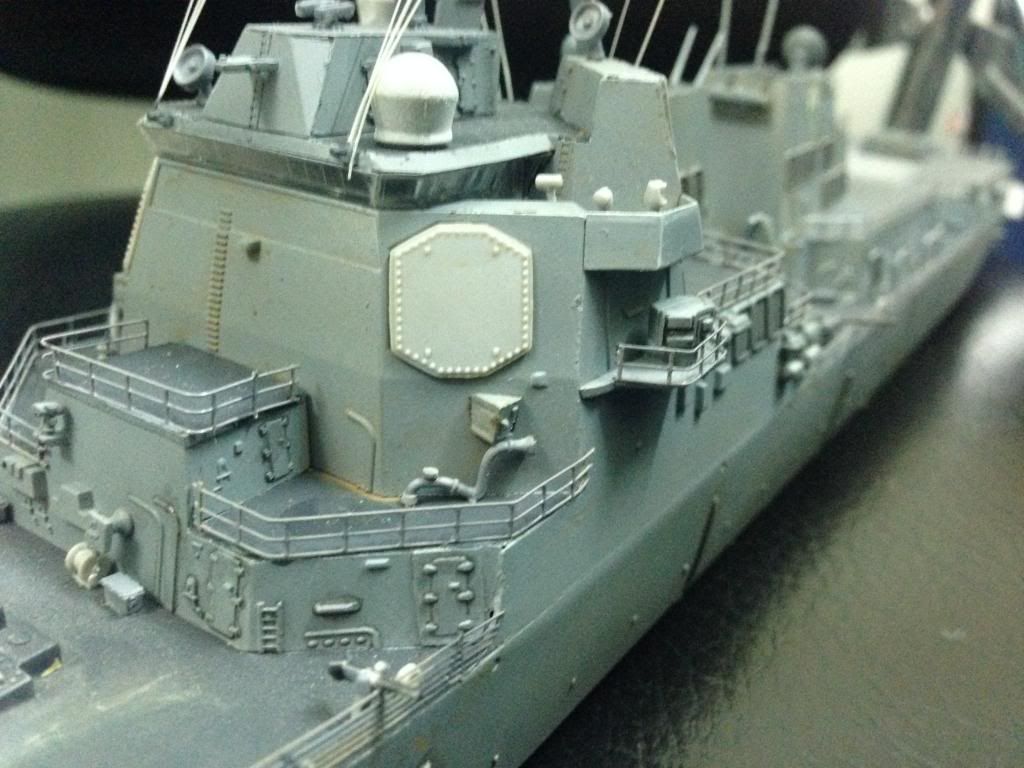 bán mô hình kít tàu khu trục mỹ DDG 98 - 7