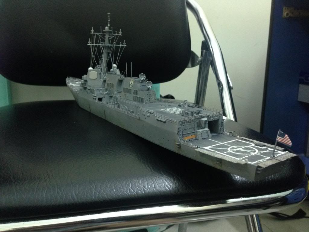 bán mô hình kít tàu khu trục mỹ DDG 98 - 3