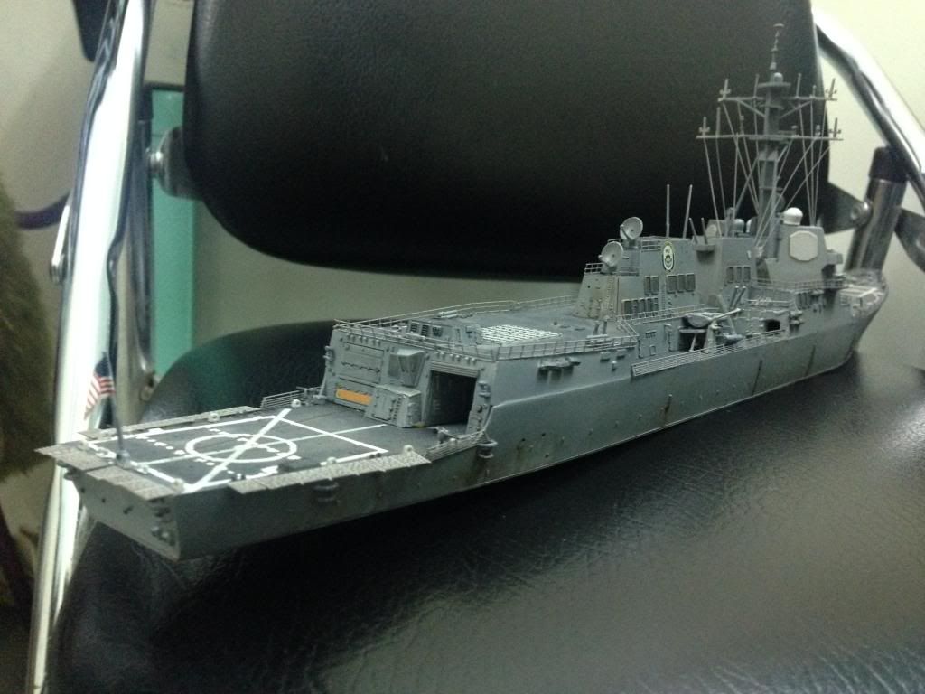 bán mô hình kít tàu khu trục mỹ DDG 98 - 4