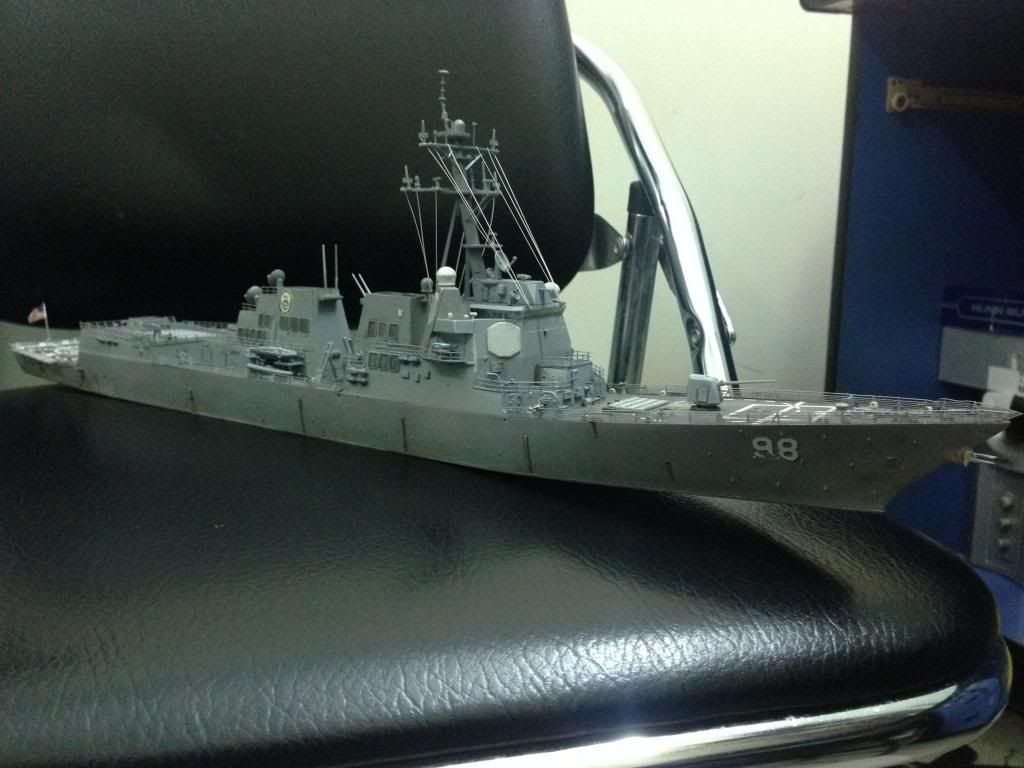 bán mô hình kít tàu khu trục mỹ DDG 98 - 5