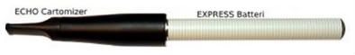 Echo e-cigarette cartomizer on Express batteri