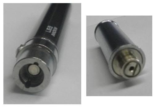 Lea e-cig battery and atomizer