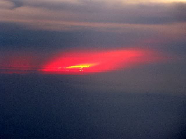 130709 sunset from the sky