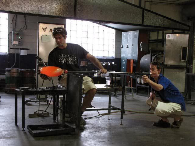 shaping the glass