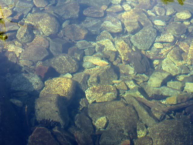 rocks under water eagle falls 190809