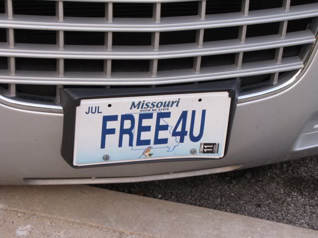 free for you no plate