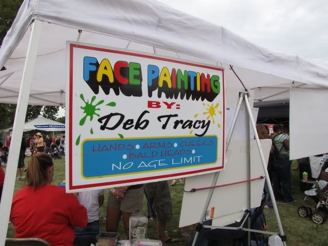 deb tracy face painting