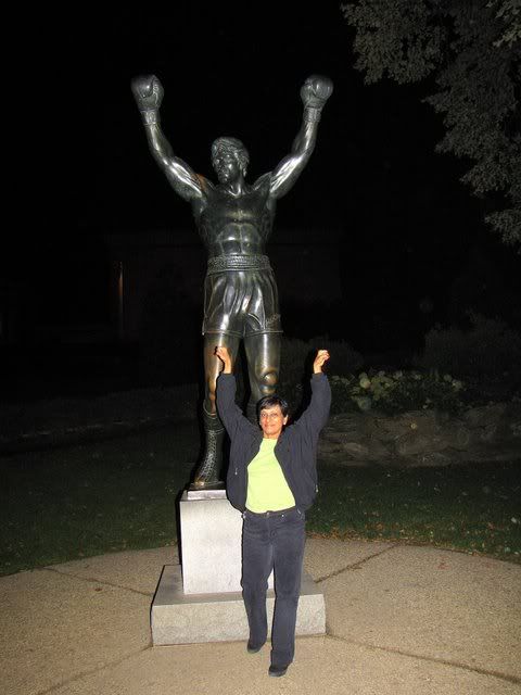 me with Rocky Balboa