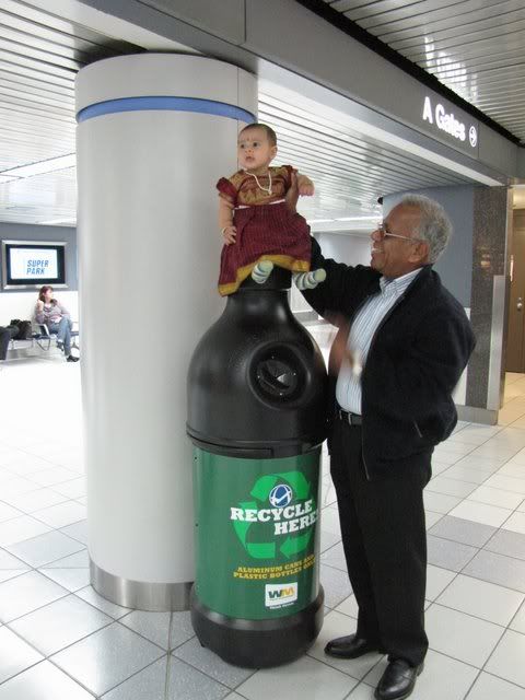 recycle, reuse, but don't reduce! StlL airport 181009