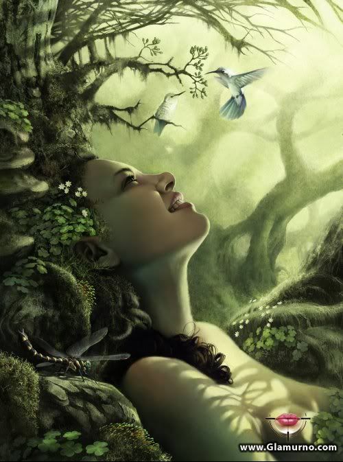 spring woman photo: woman in spring forest 1172581132_www_glamurno_com_4.jpg