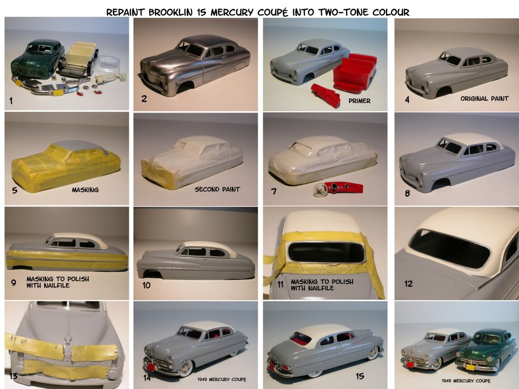 repainting diecast cars