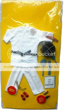 1965 HONEY WEST 11 female gilbert doll    KARATE OUTFIT MOC  