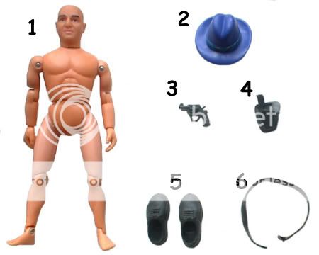 for 8 inch action figure by excel item 4 only