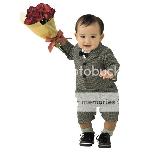 Baby Formal Wear Suit Tuxedo Wedding Page Boy Sz'S6M 3Y