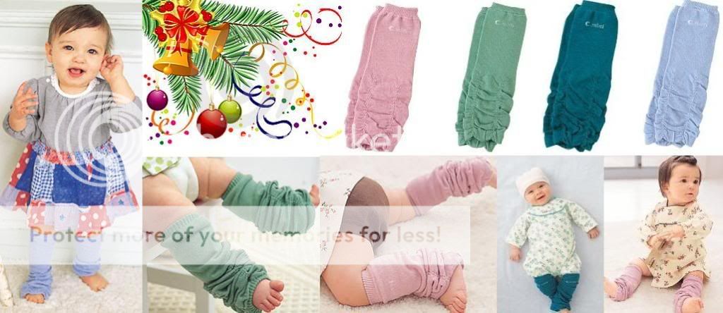 4xGORGEOUS NICE&SOFT COTTON BABY LEG WARMERS / LEGGINGS  