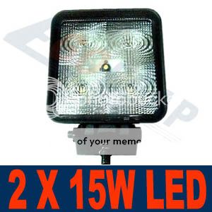 12V&24V LED WORK LIGHT OFFROAD 4WD 4x4 Spot/Flood 15W  