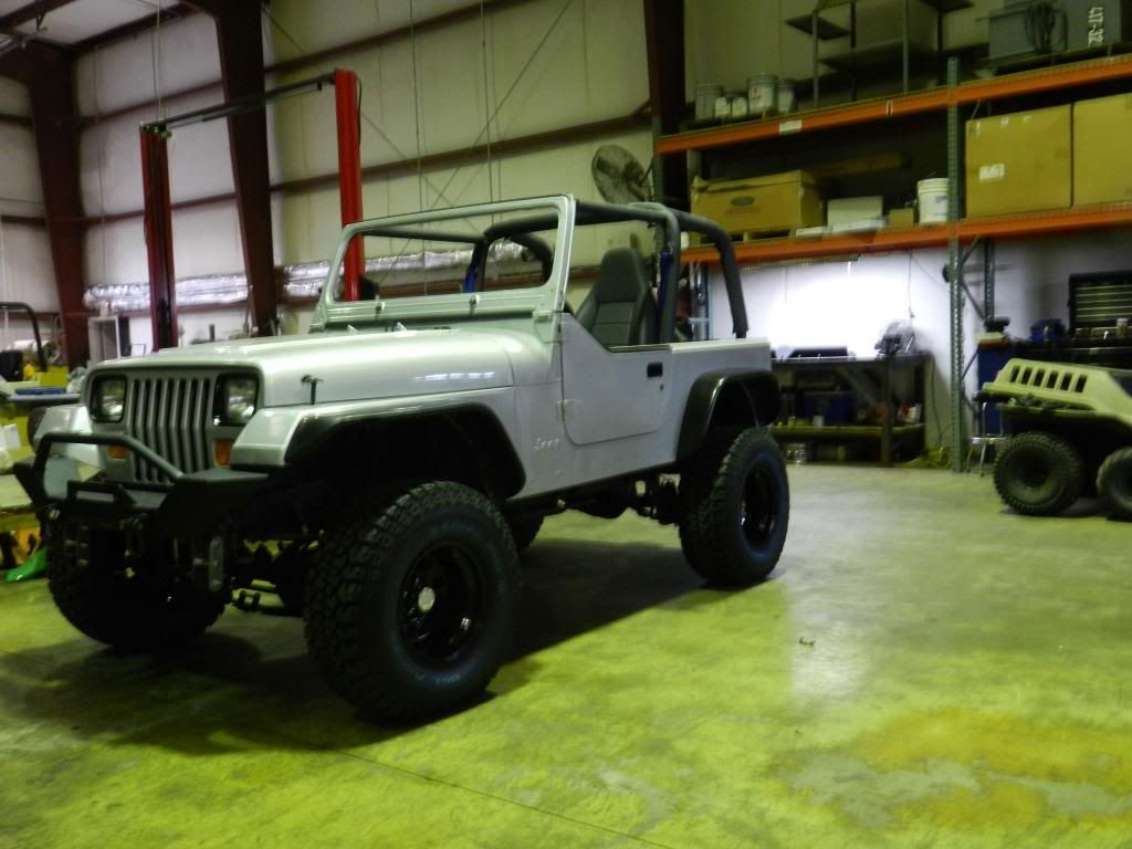 California - YJ stock fenders and 6