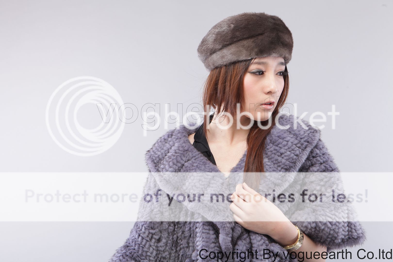 601 new real knitted mink fur 3 color hat/caps  