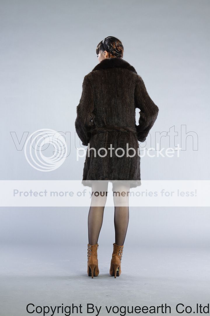 636 new real fox Mink fur brown/black coat/jacket/vest  