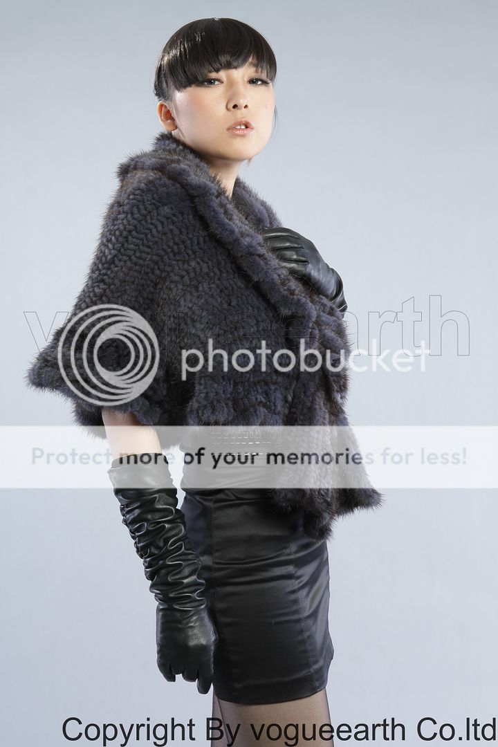 639 new real knitted mink fur 6 color shawl/capes/coat  
