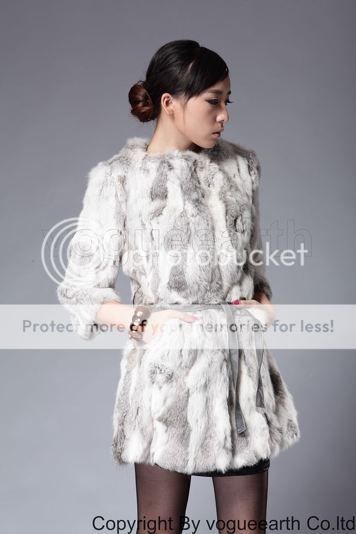 951 new real rabbit fur nature jacket/coat/outwear  