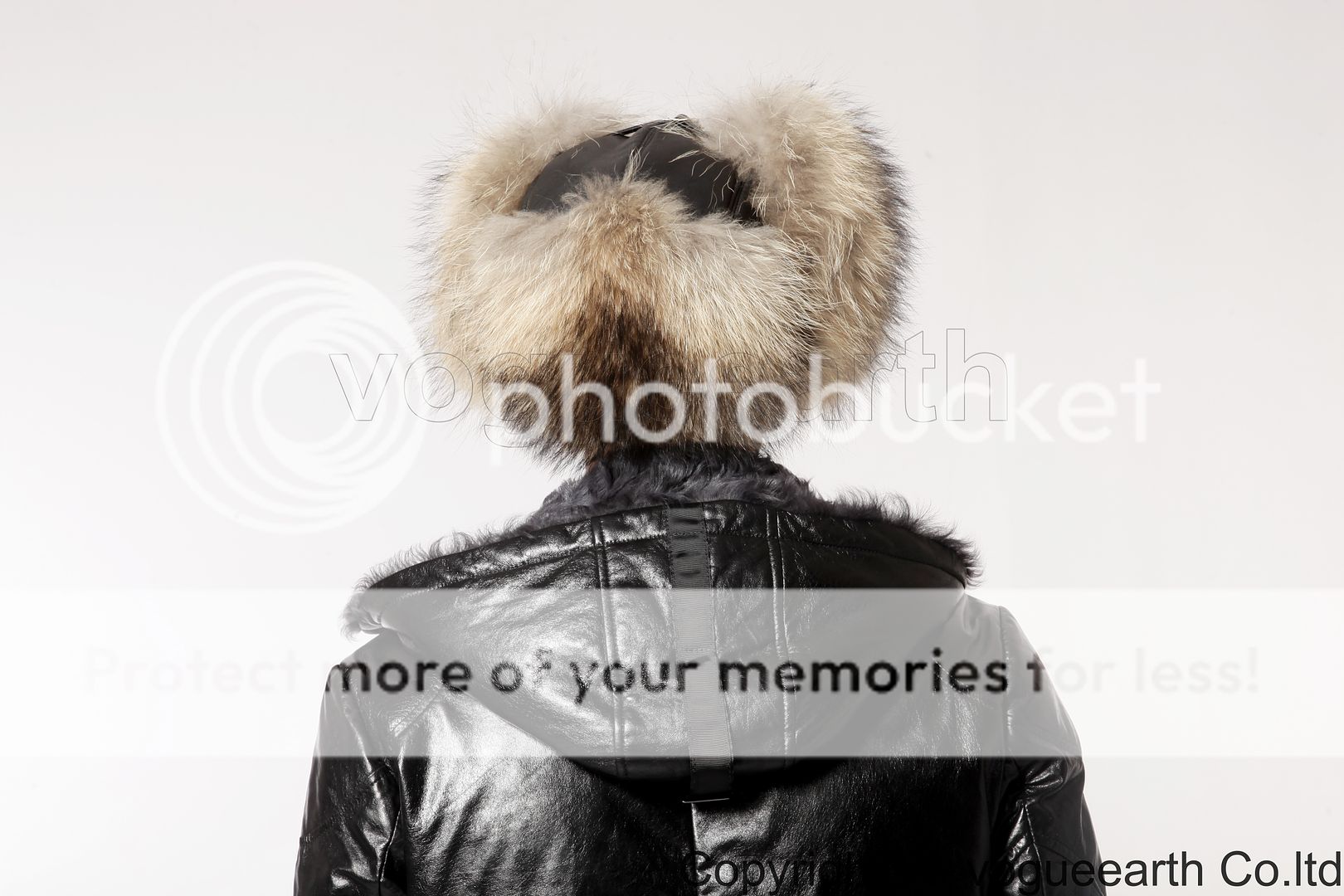 6760 new real fox/raccoon fur leather man Ushanka Bomber hat  