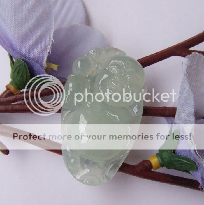 批发天然翡翠玉器a货冰种漾底小卡通佛-李宝玉